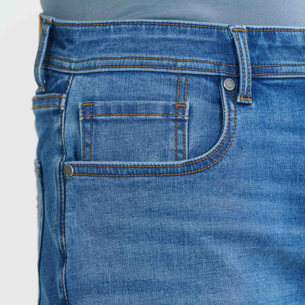 Mens Blue Denim Pants