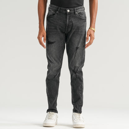 Mens Grey Denim Pant