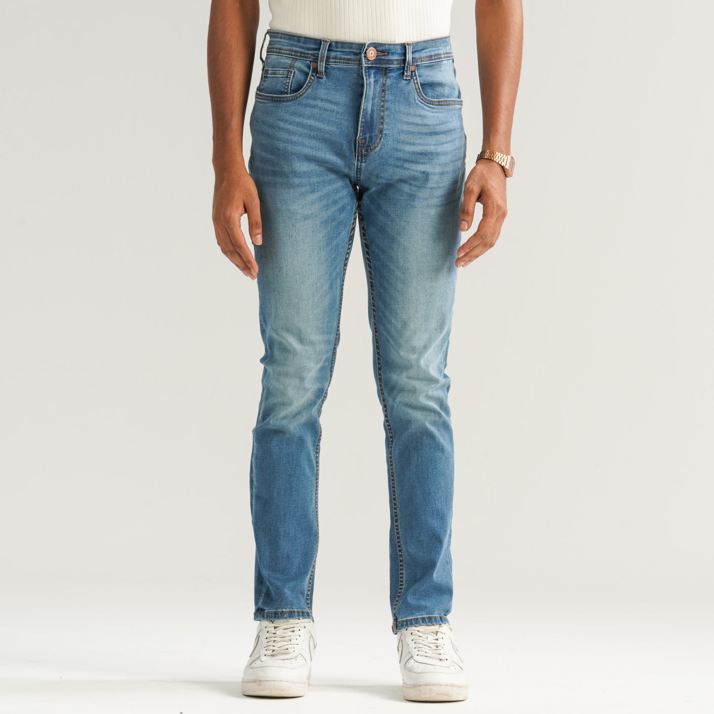 Mens Blue Denim Pant