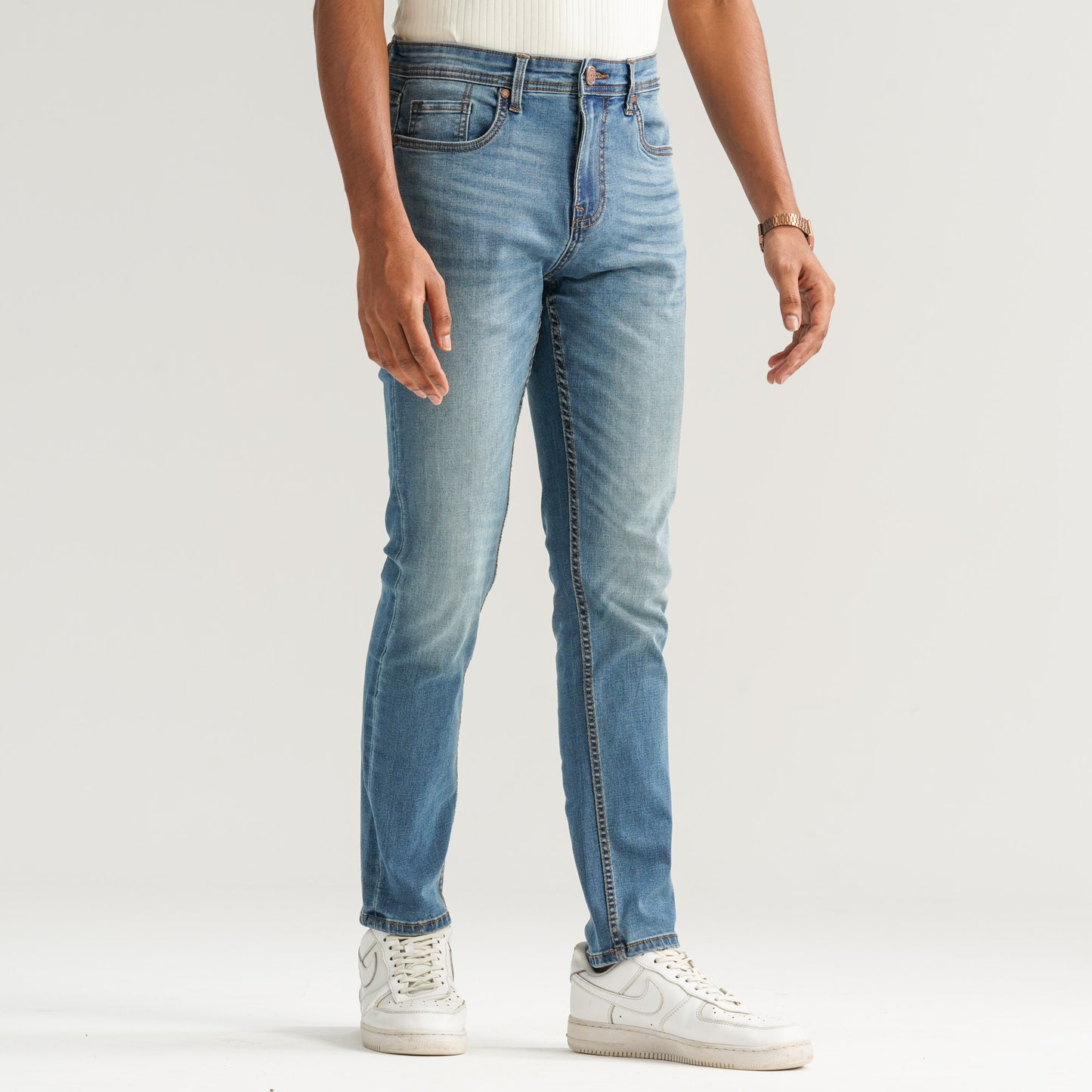 Mens Blue Denim Pant