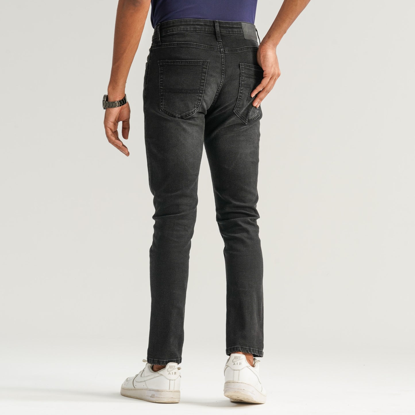 Mens Black Denim Pant