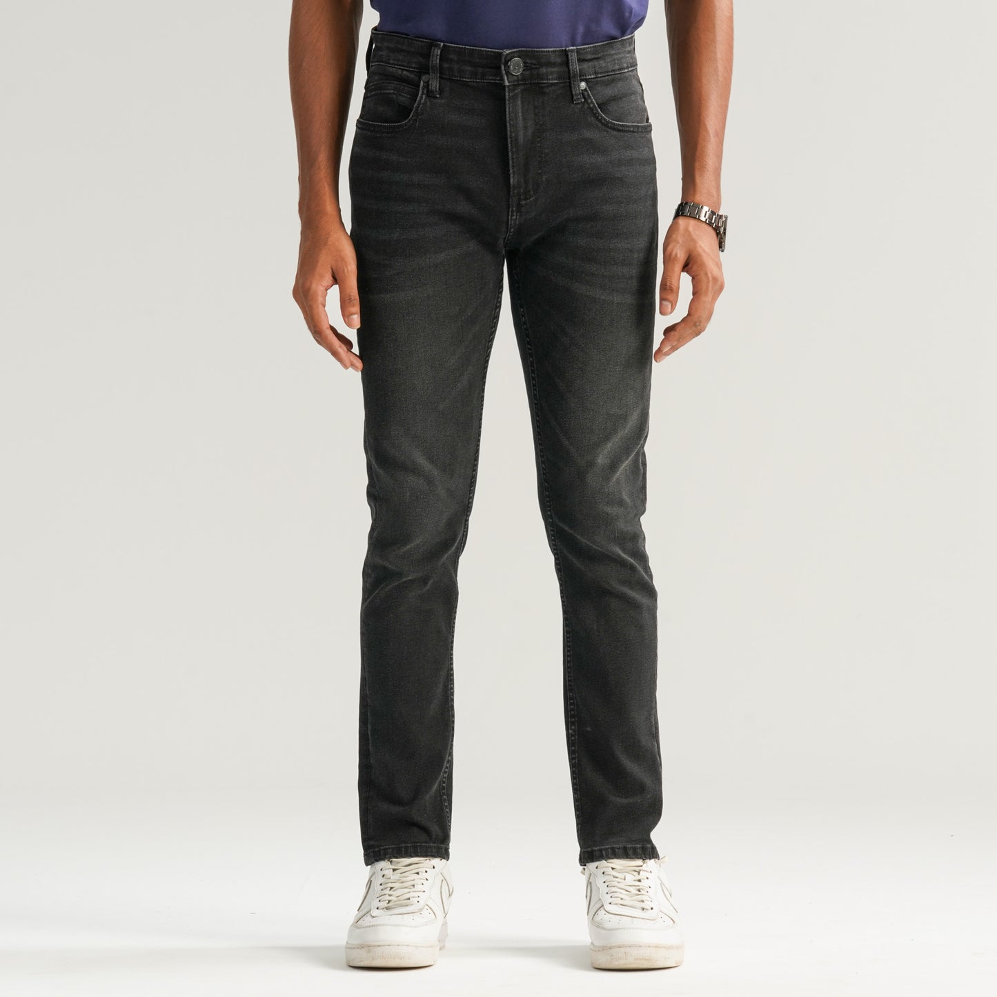 Mens Black Denim Pant