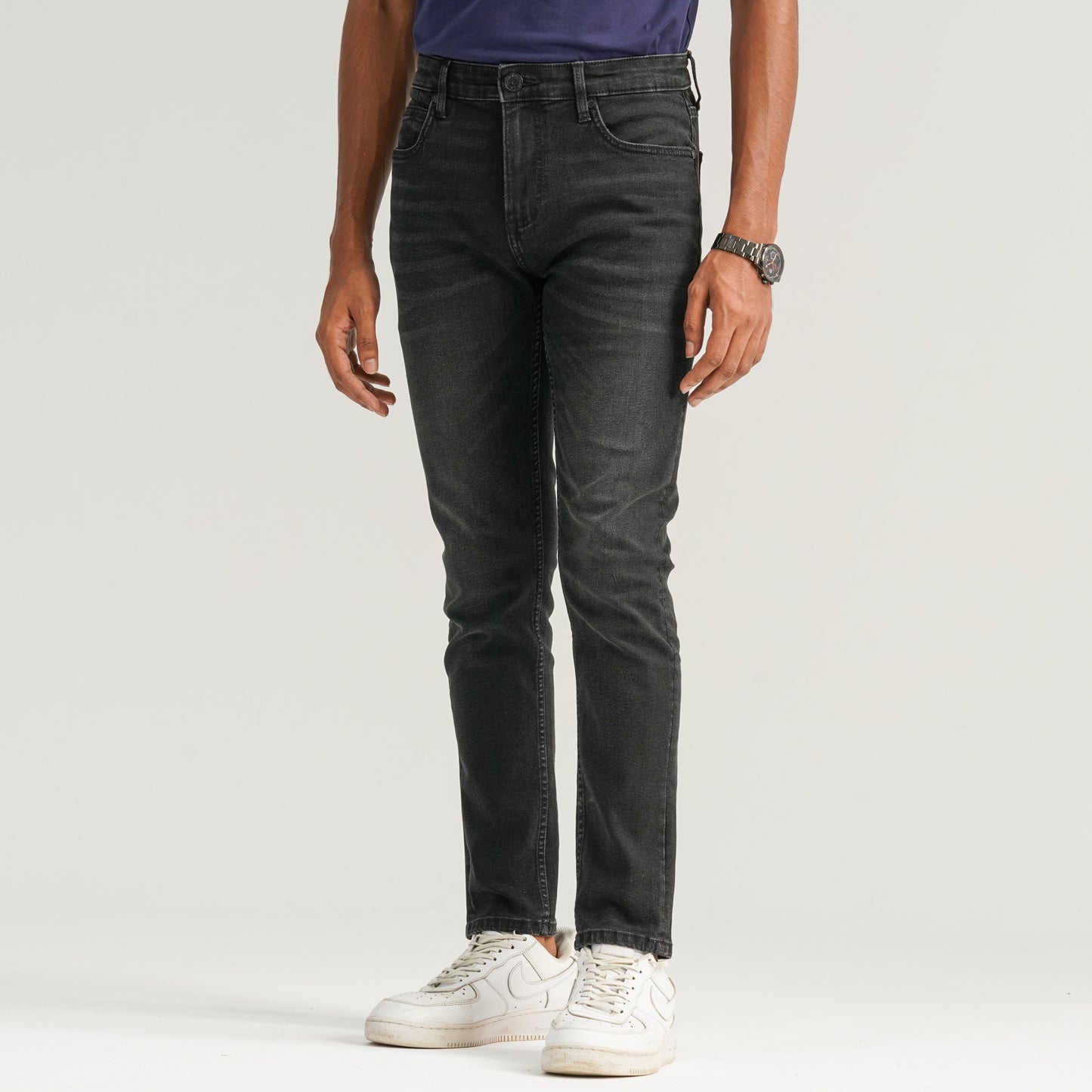 Mens Black Denim Pant