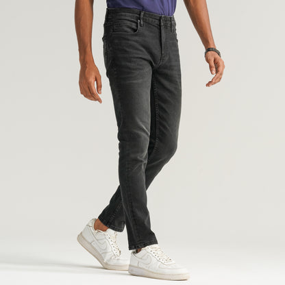 Mens Black Denim Pant