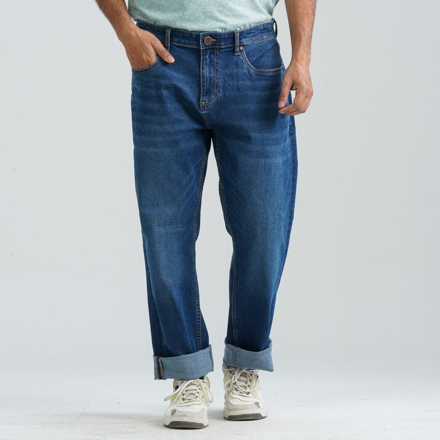 Men’s Blue Stretch Denim Pant