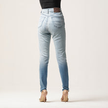 Load image into Gallery viewer, LADIES DENIM LONG PANT-LIGHT BLUE
