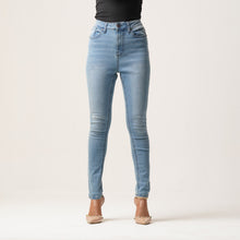 Load image into Gallery viewer, LADIES DENIM LONG PANT-DARK BLUE
