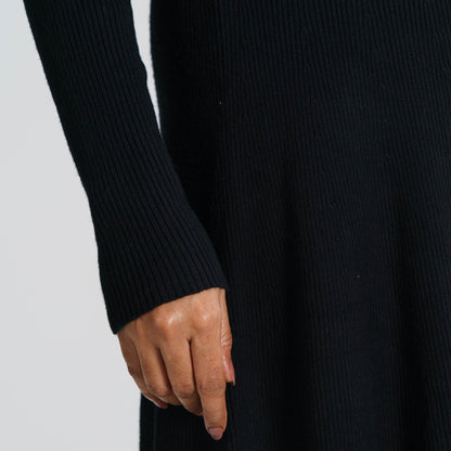 Womens Black Sweater Dress