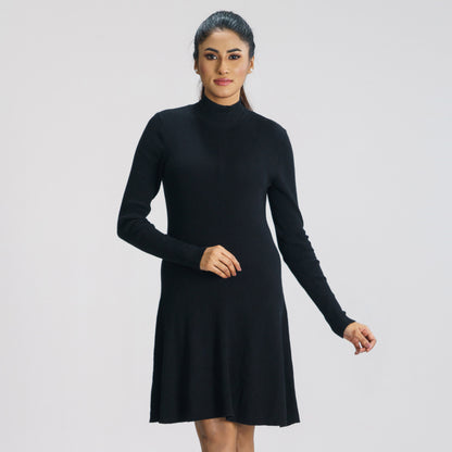 Womens Black Sweater Dress