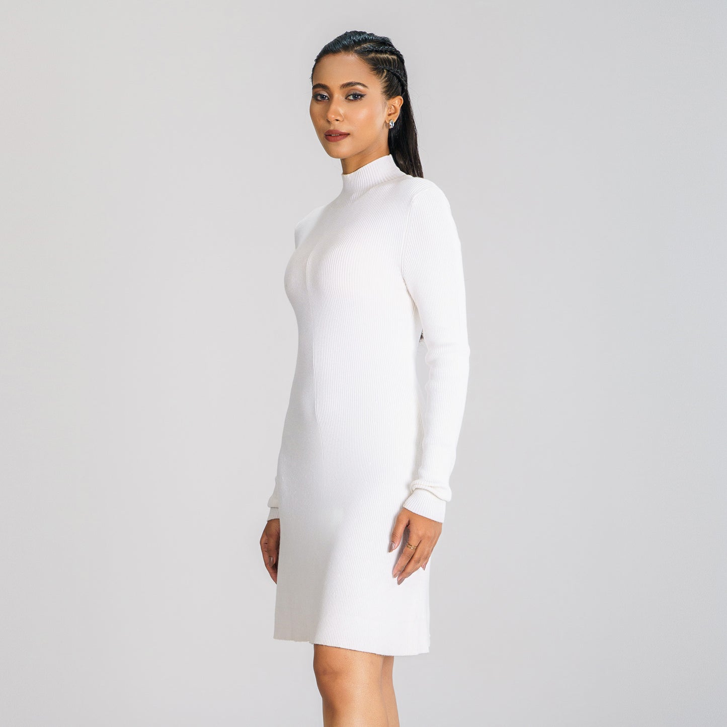 Womens White Sweater Dress