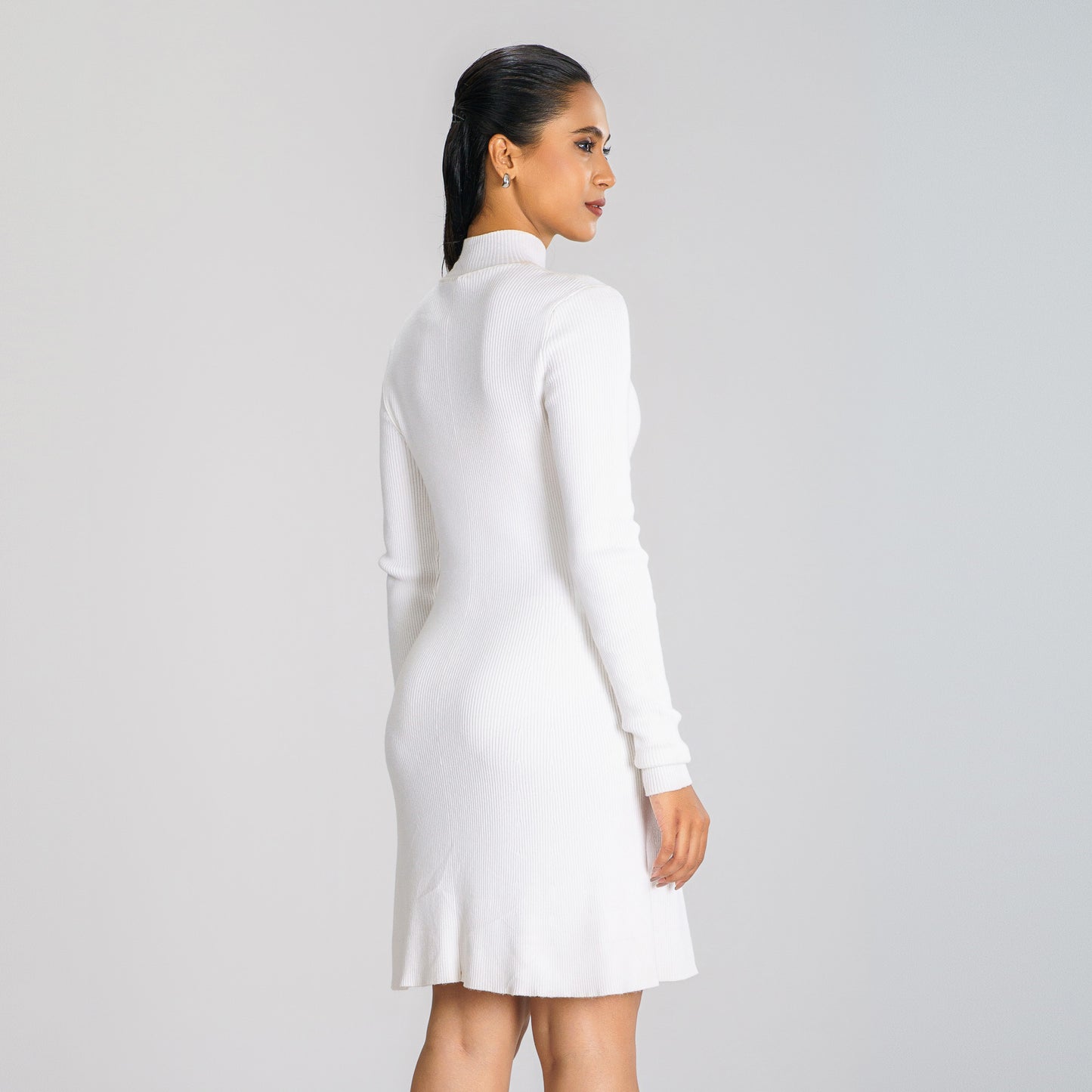 Womens White Sweater Dress