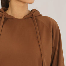 Load image into Gallery viewer, Womens Brown Hoodie Joggers Set
