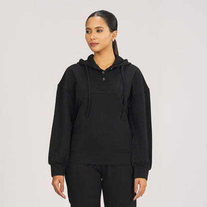 Womens Black Hoodie