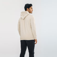 Load image into Gallery viewer, Men&#39;s Beige Jacquard Hoodie
