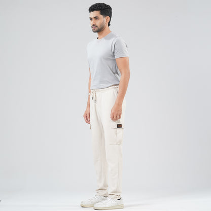 Mens Beige Joggers