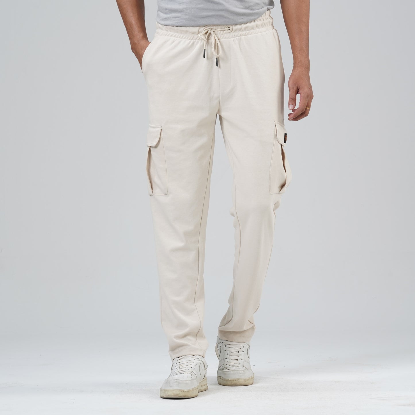 Mens Beige Joggers