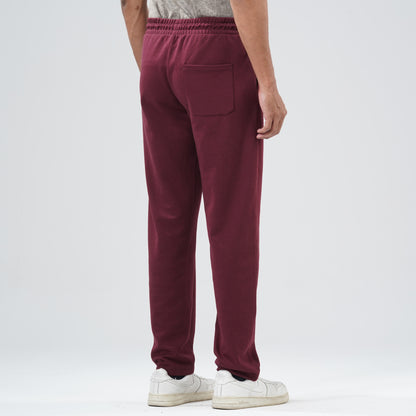 Mens Maroon Joggers