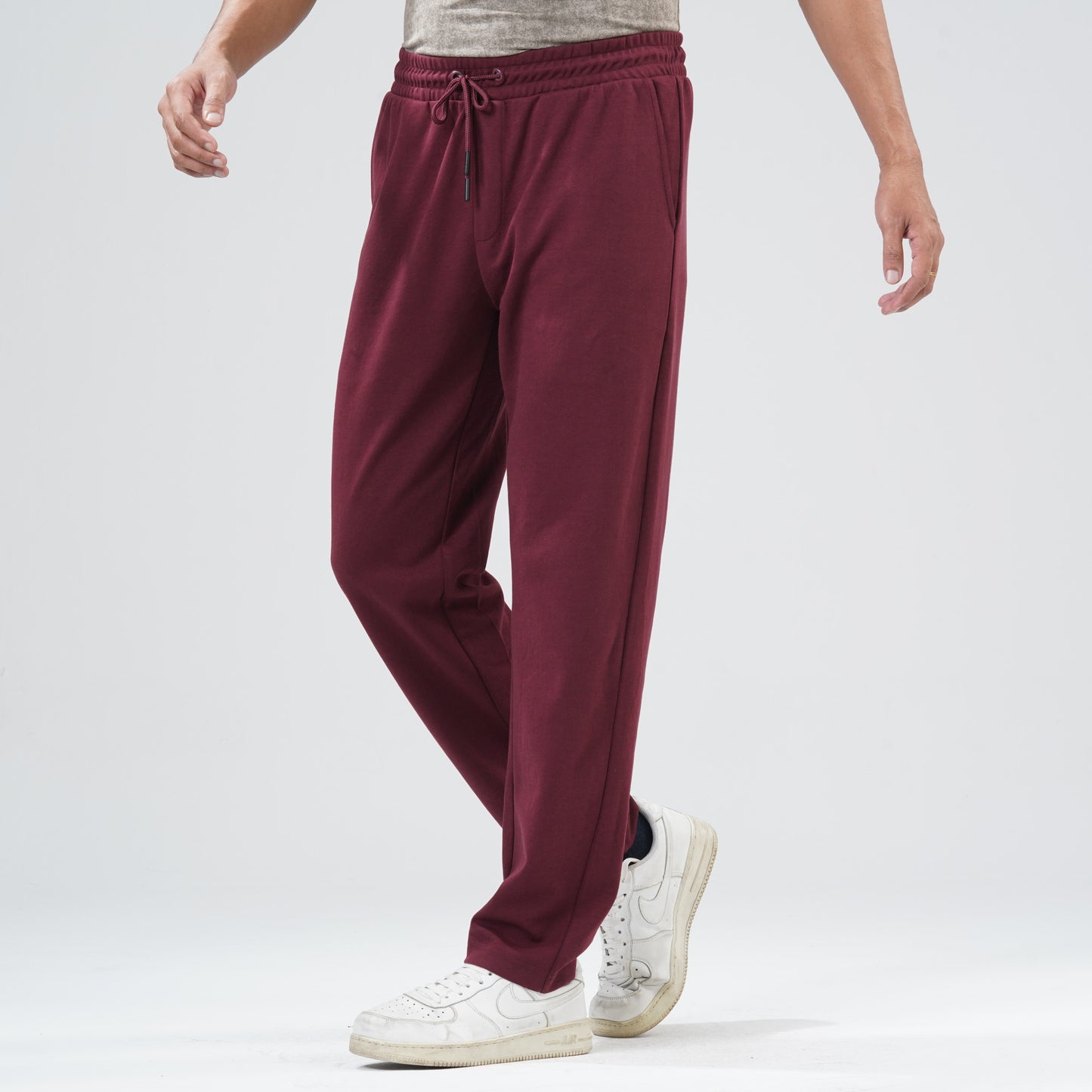 Mens Maroon Joggers
