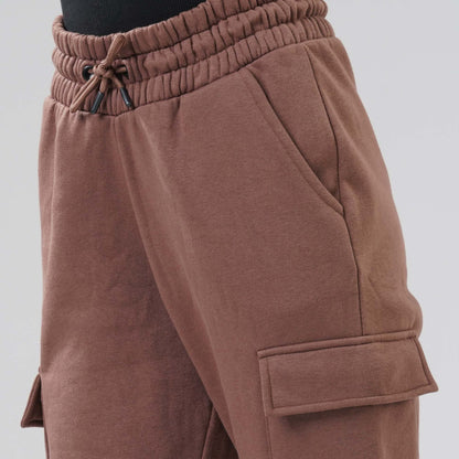 Womens Brown Joggars
