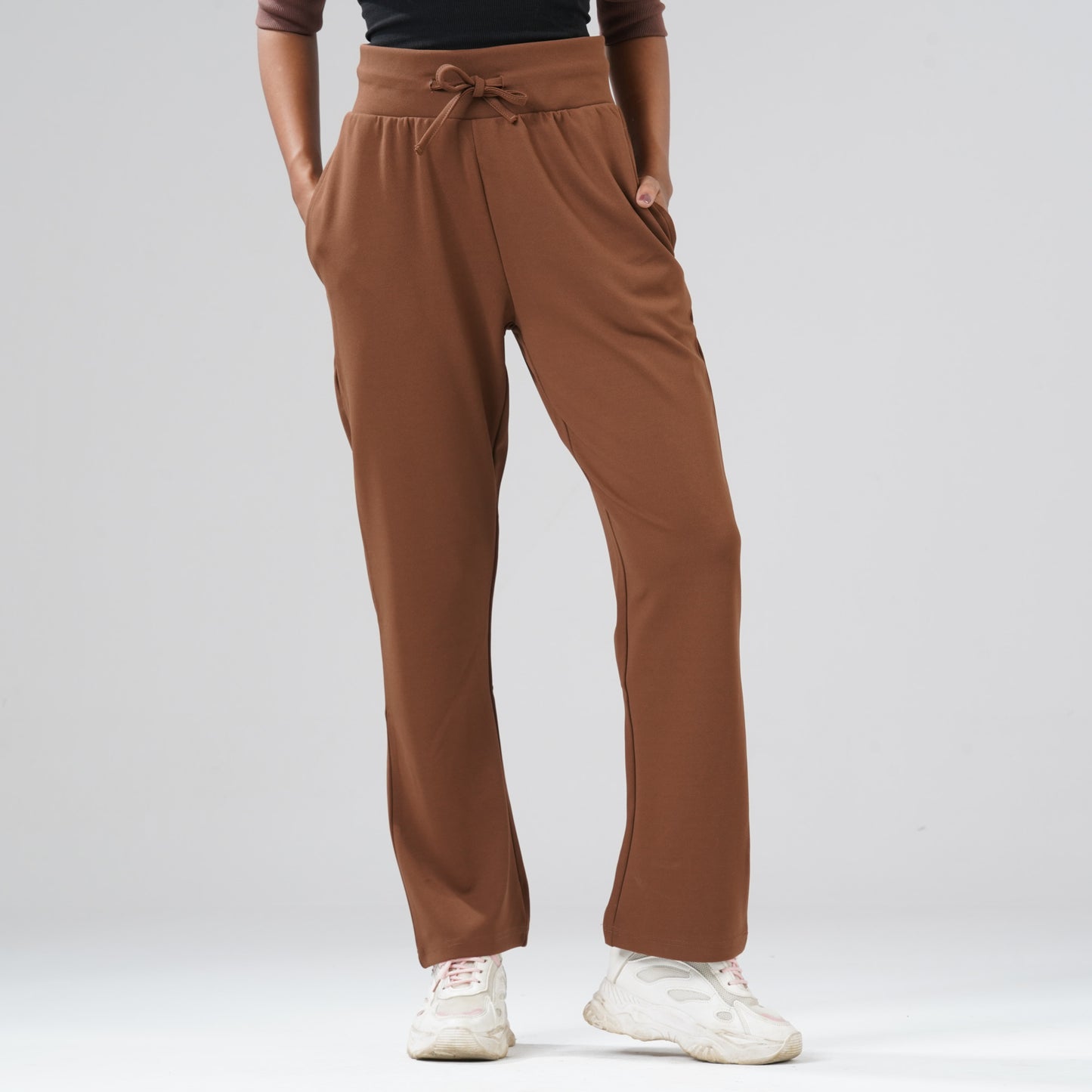 Womens Brown Joggers