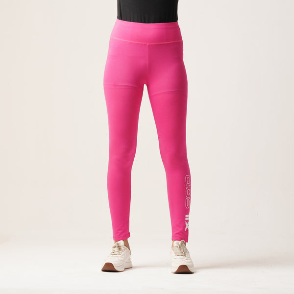 LADIES LEGGINGS-PINK