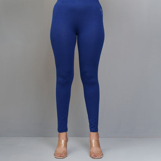 Womens Blue Leggings