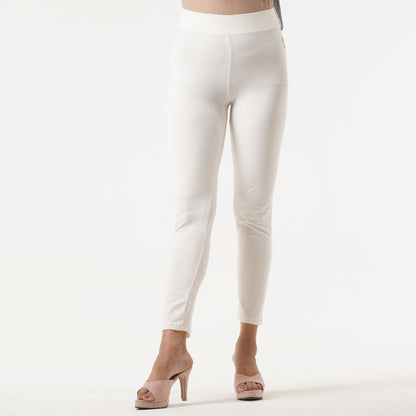 Womens Cream Pink Leggings