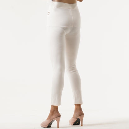 Womens Cream Pink Leggings