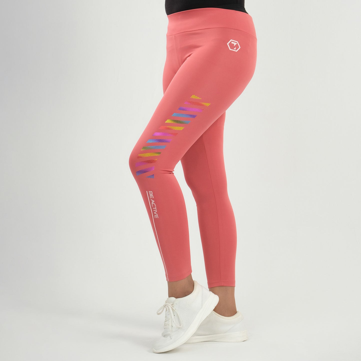 Womens Rose Printed Leggings