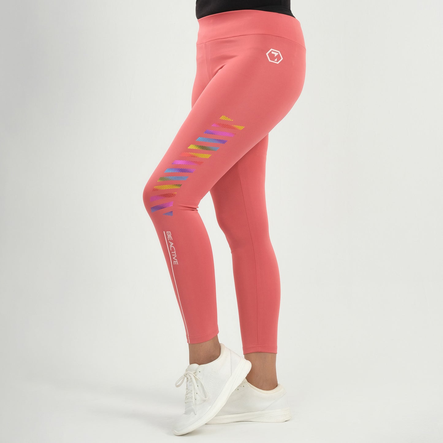 Womens Rose Printed Leggings