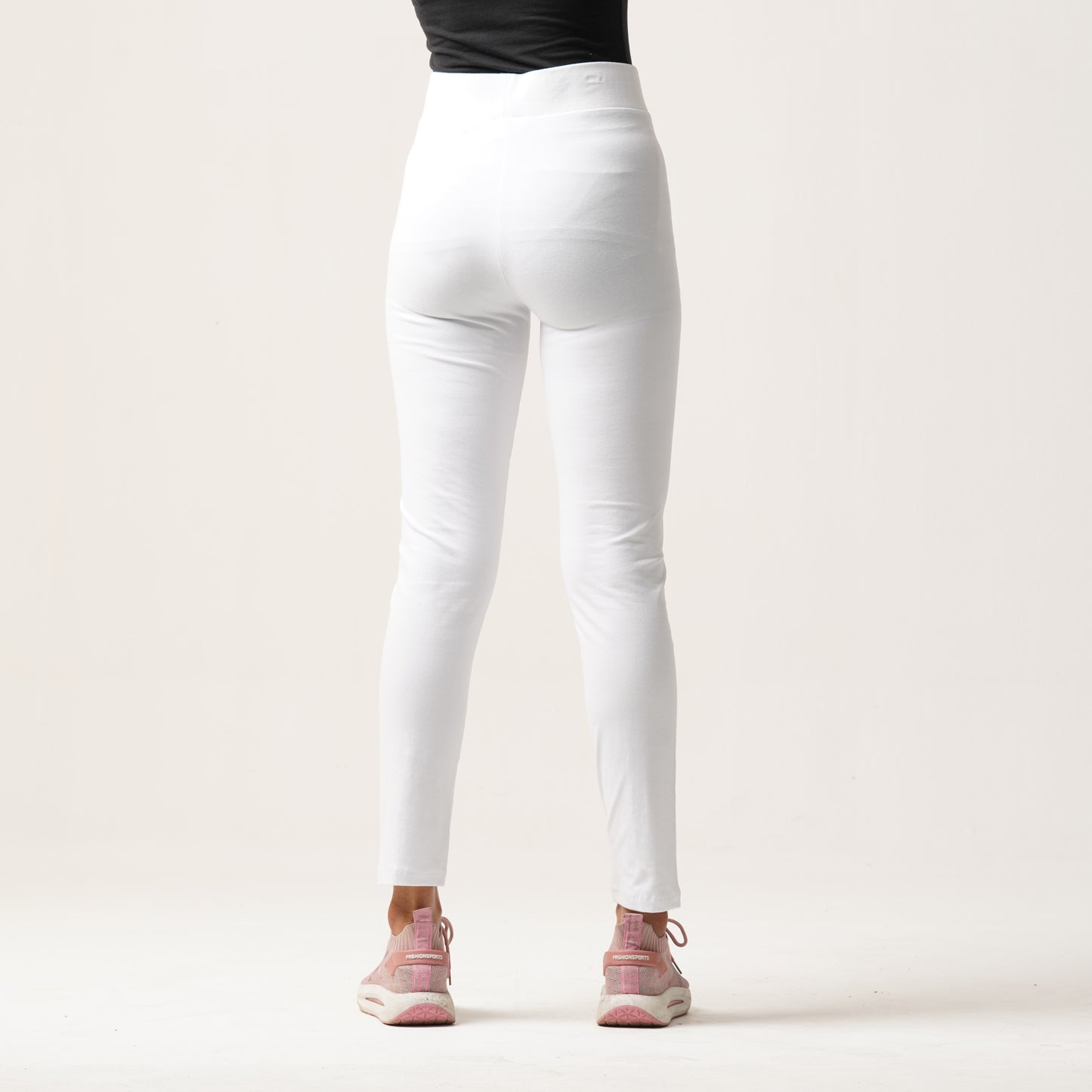 Womens  Leggings-White