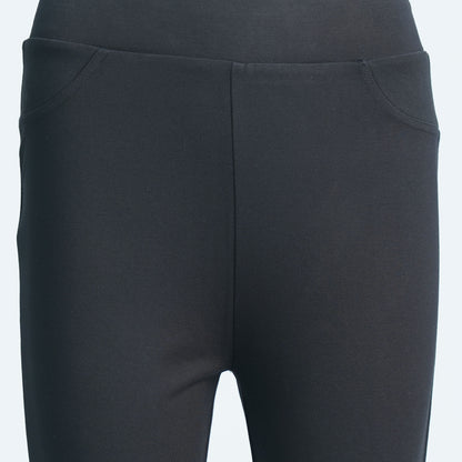 Women's Black Basic Leggings