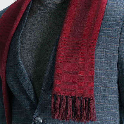 Mens Maroon Muffler