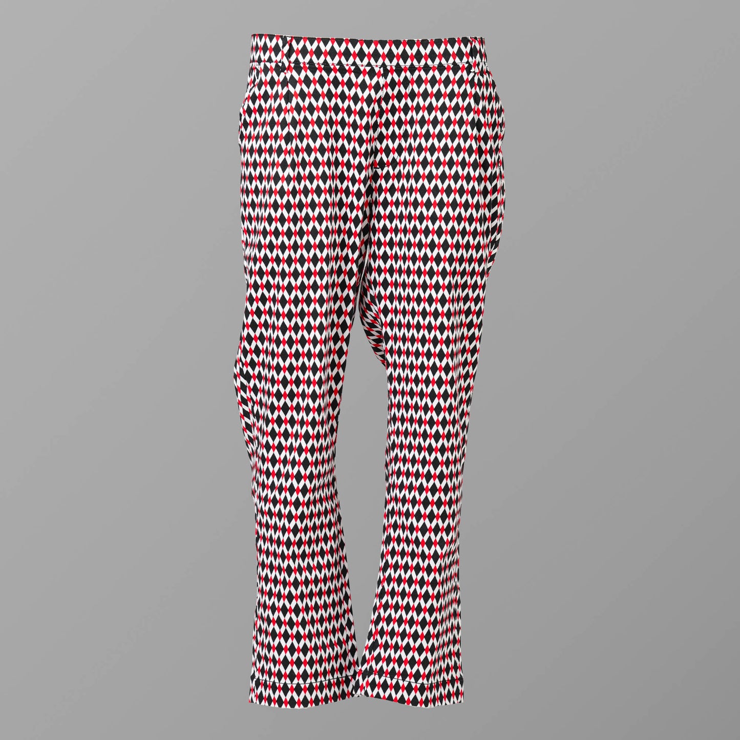 Women Black & Red Pant