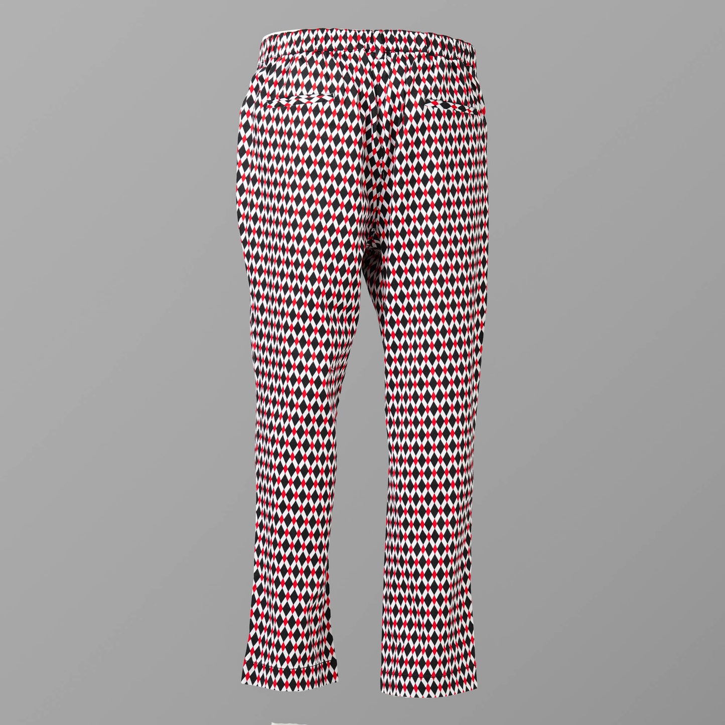 Women Black & Red Pant