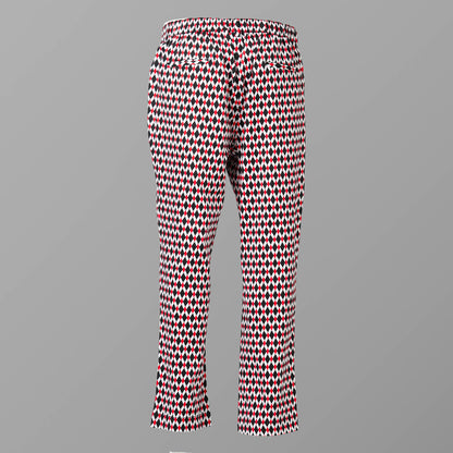 Women Black & Red Pant