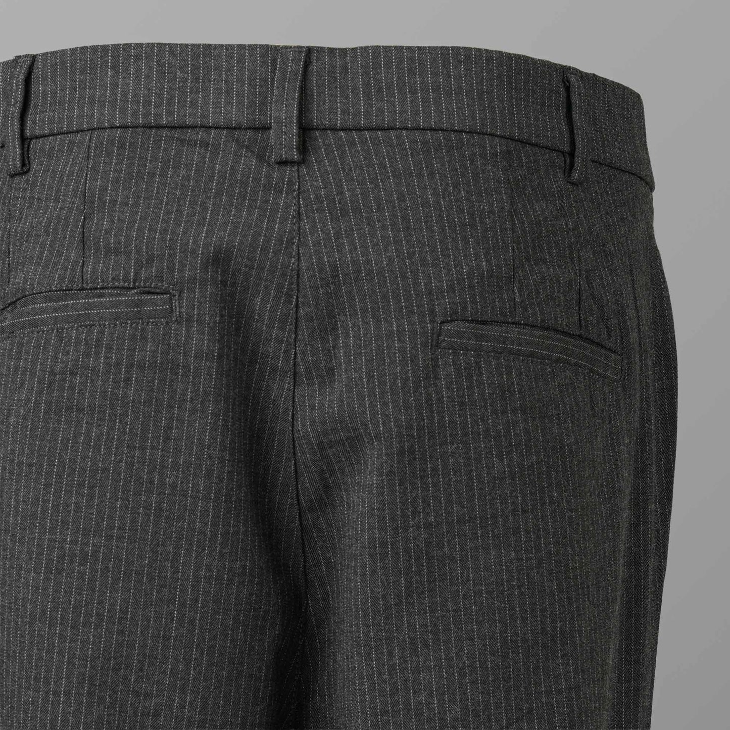 Women Grey Strip Pant