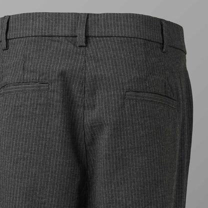 Women Grey Strip Pant