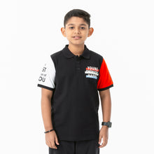 Load image into Gallery viewer, Boys Black Polo Shirt
