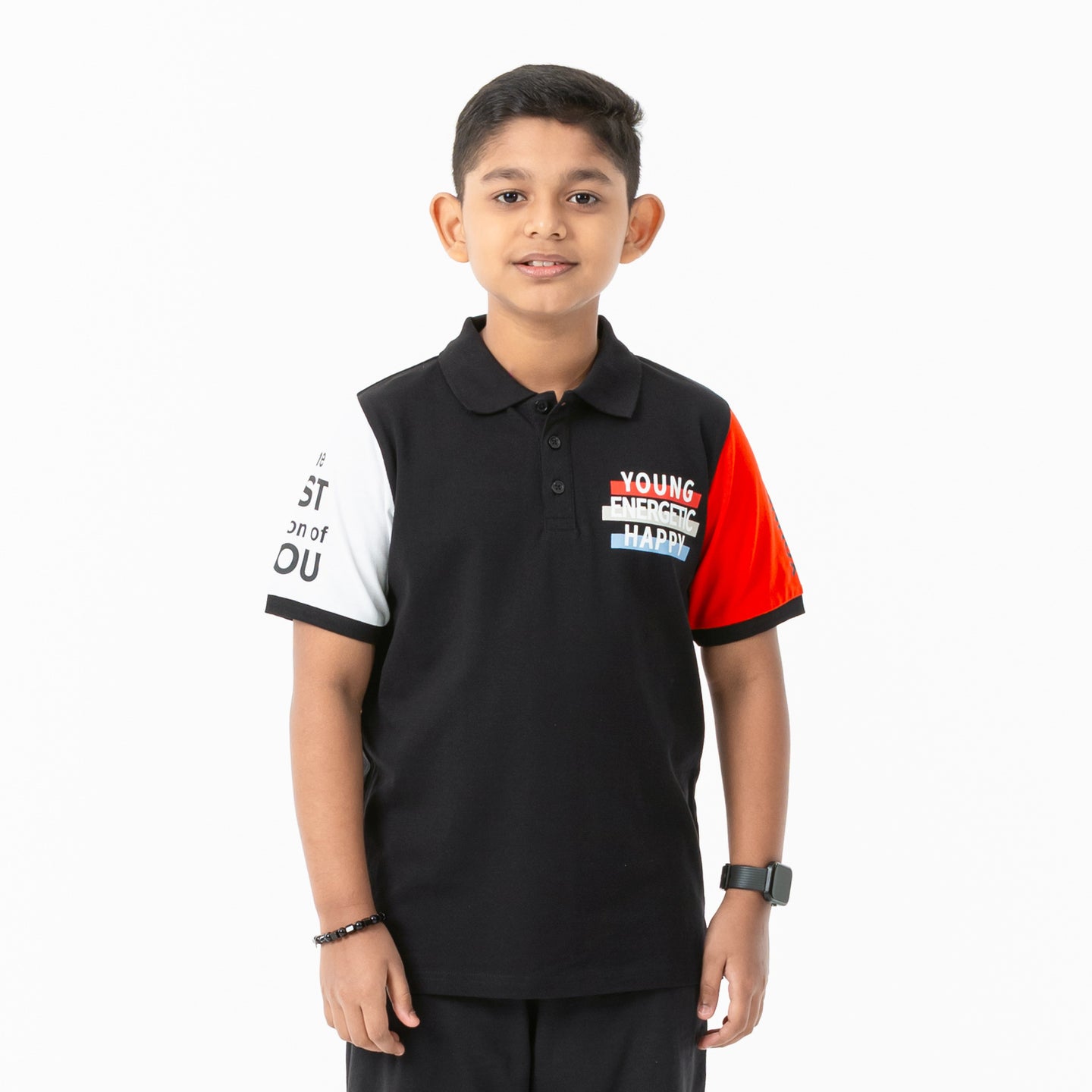 Boys Black Polo Shirt