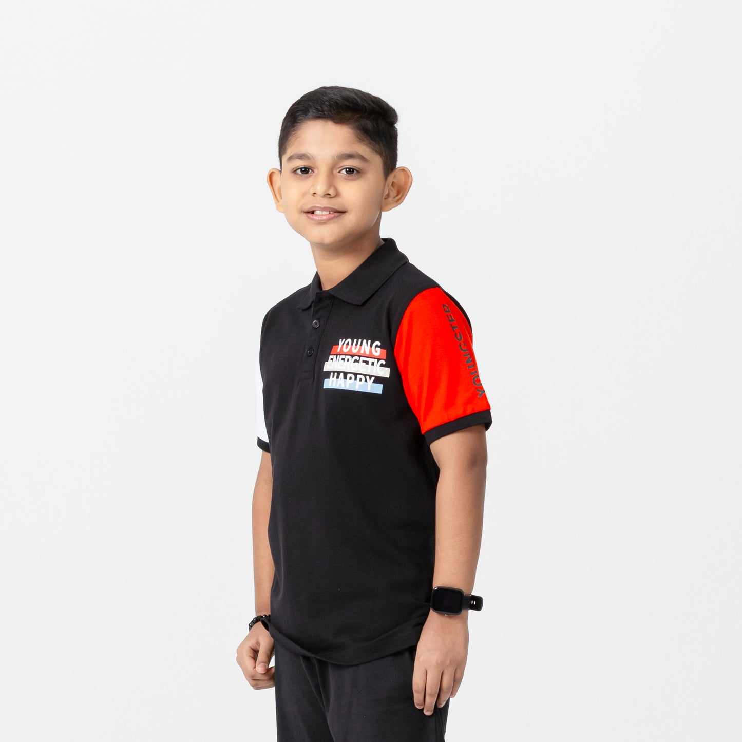 Boys Black Polo Shirt