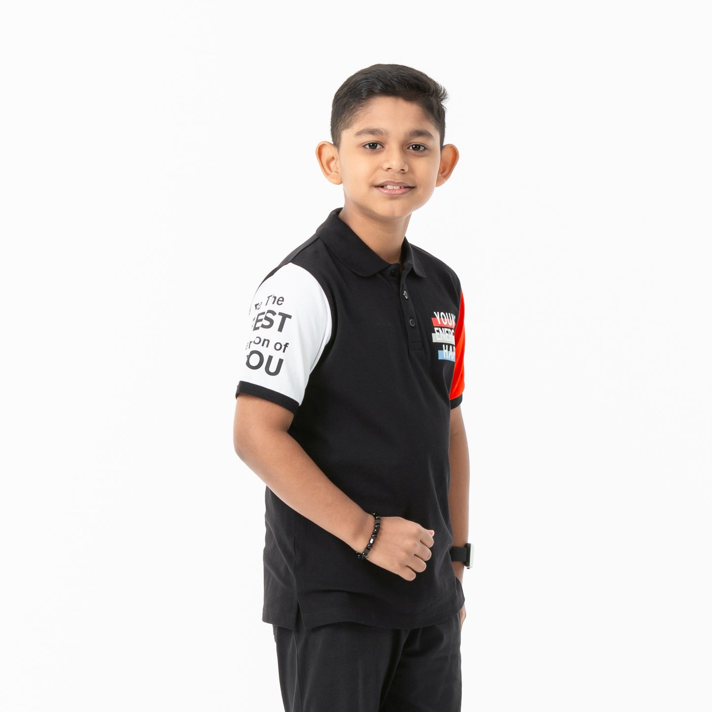 Boys Black Polo Shirt