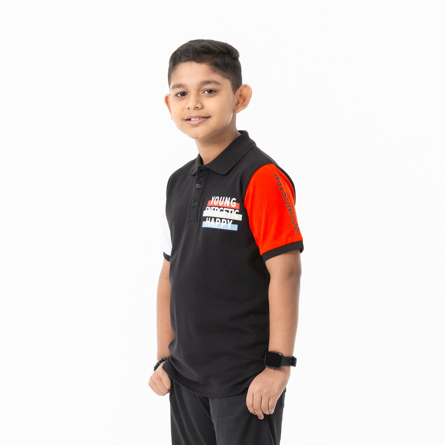 Boys Black Polo Shirt