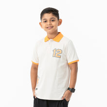 Load image into Gallery viewer, Boys Off-White Polo Shirt
