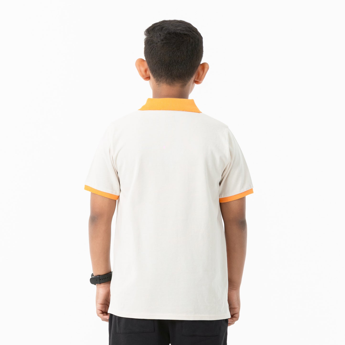 Boys Off-White Polo Shirt