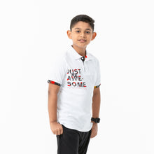 Load image into Gallery viewer, Boys White Polo T-Shirt
