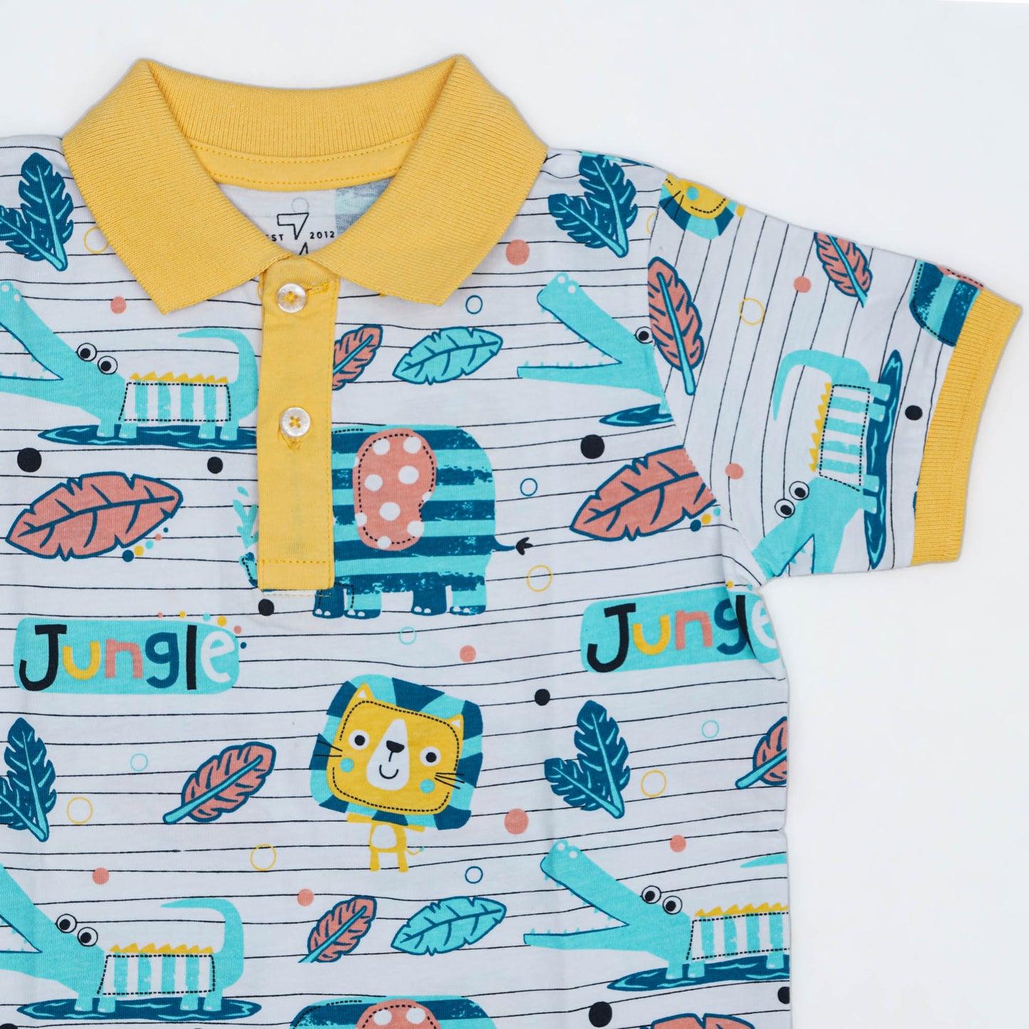 Baby Boys Polo Shirt-WHITE