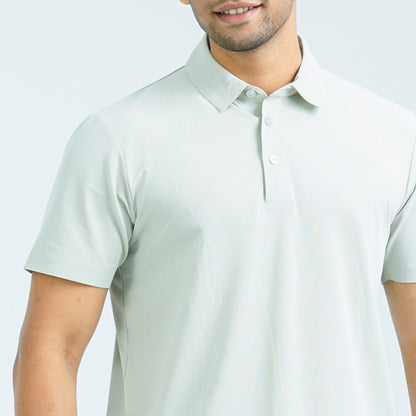 Men’s Light Beige Seamless Polo
