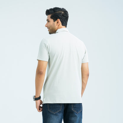 Men’s Light Beige Seamless Polo