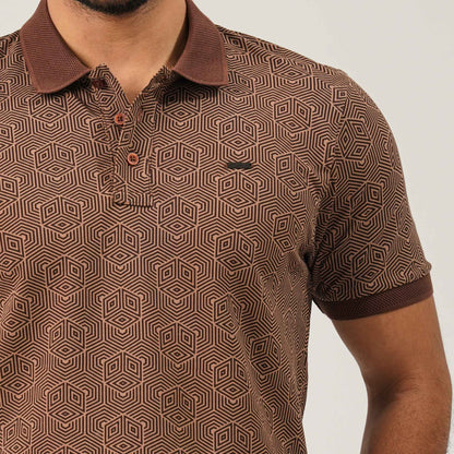 Mens Brown Polo
